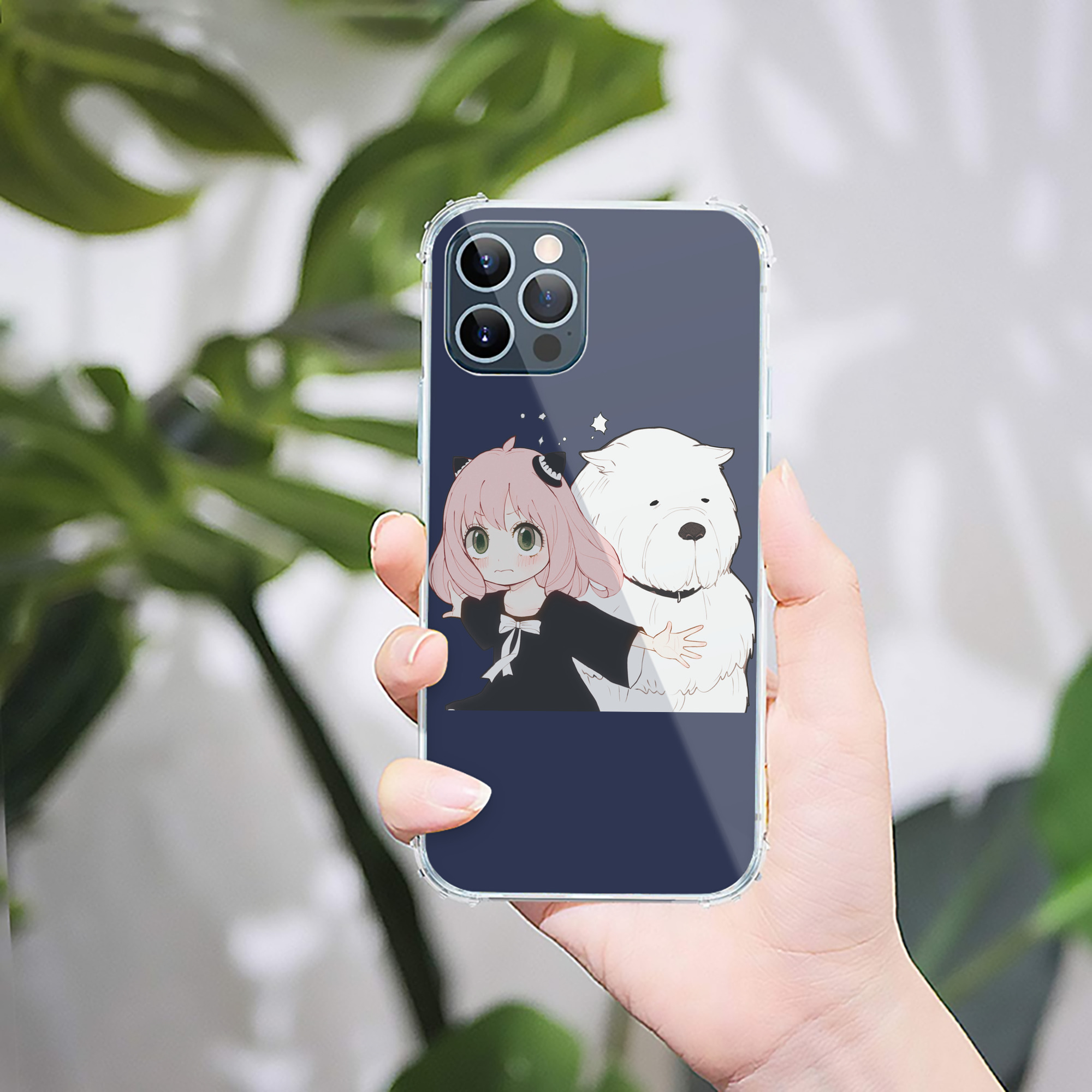 （画像用） SPY×FAMILY间谍家家酒 【iPhone 12シリーズ対応】透明スマホケース（クリアソフトケース）